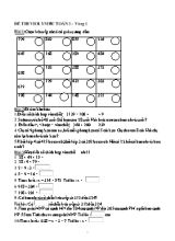 Bộ đề thi Violympic môn Toán lớp 3 - Vòng 1 đến 19